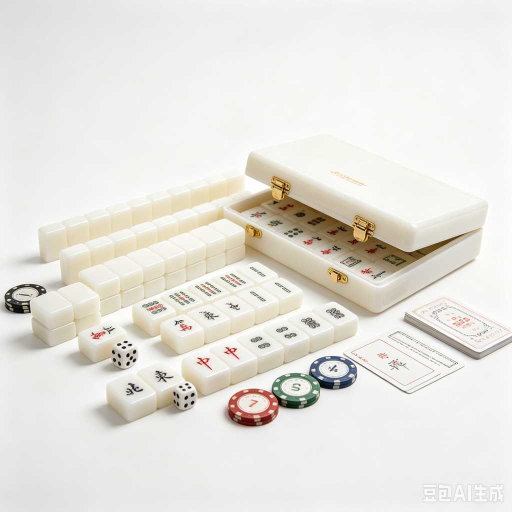 colorful mini mahjong tiles