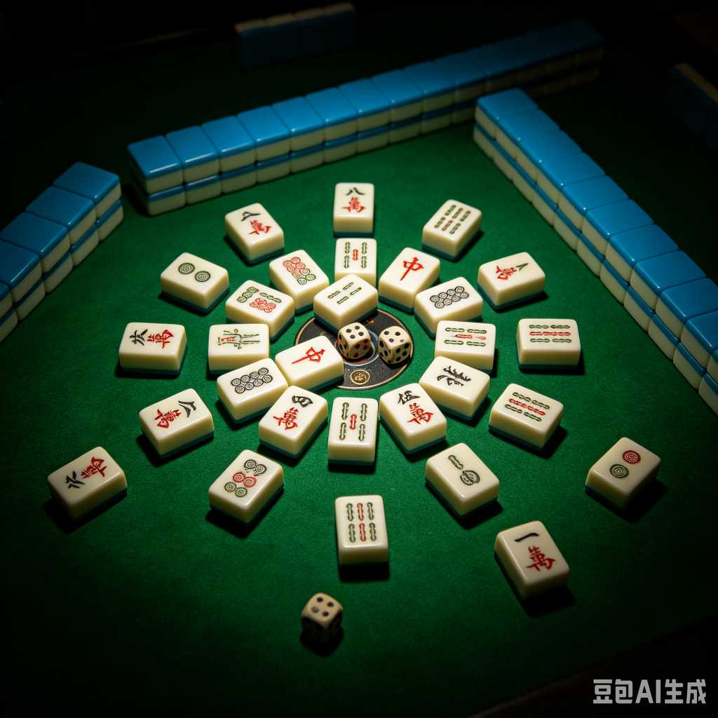 pastel color mahjong tiles