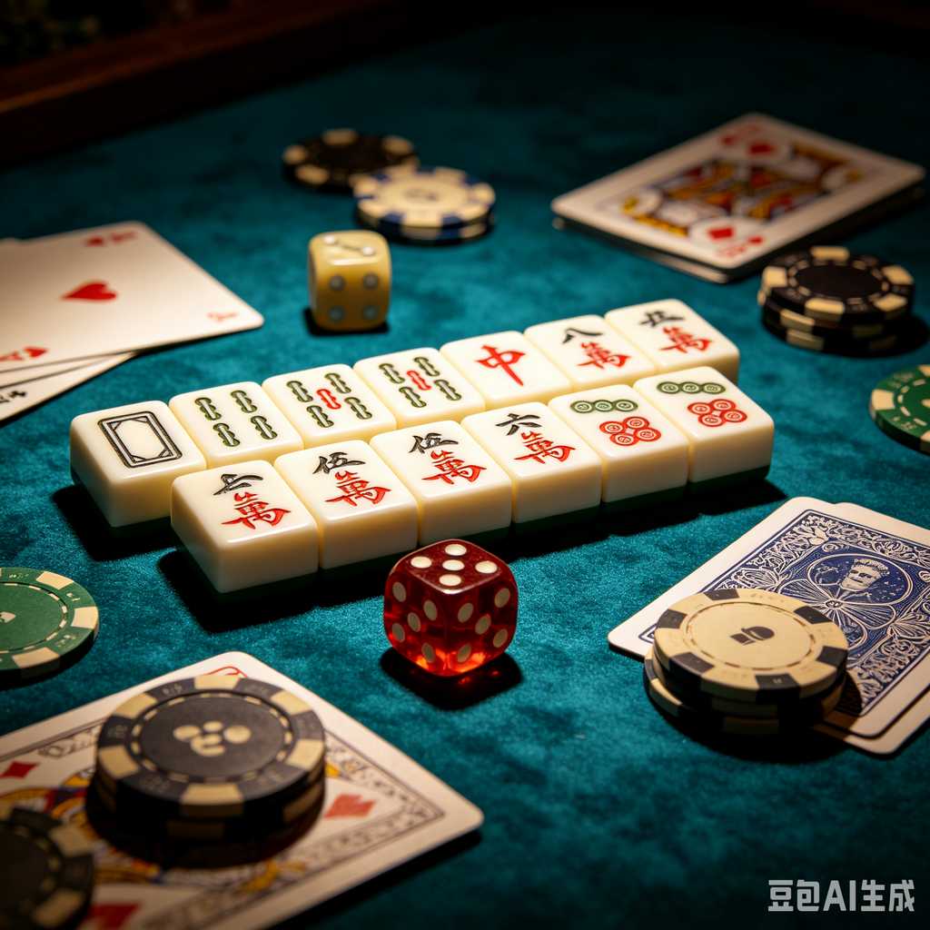 indoor leisure game mahjong set
