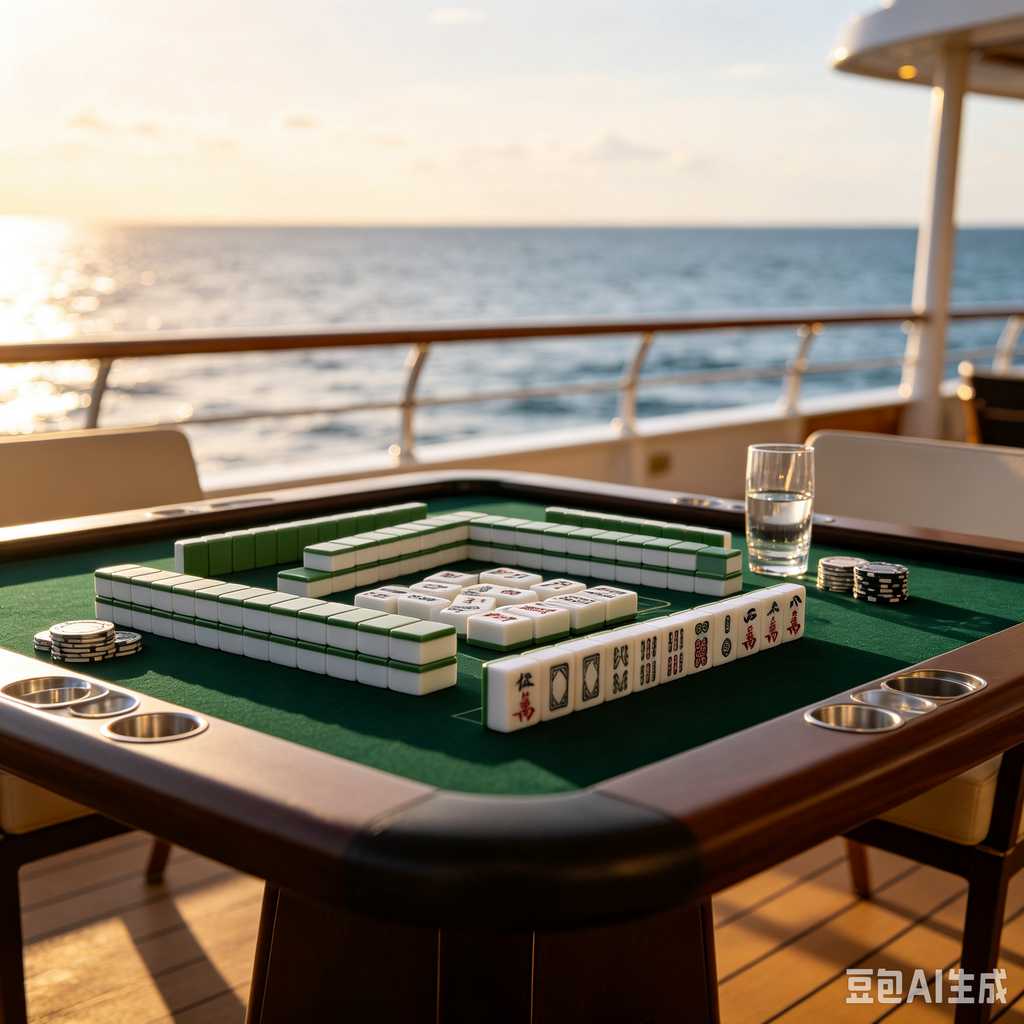 vintage style mahjong set